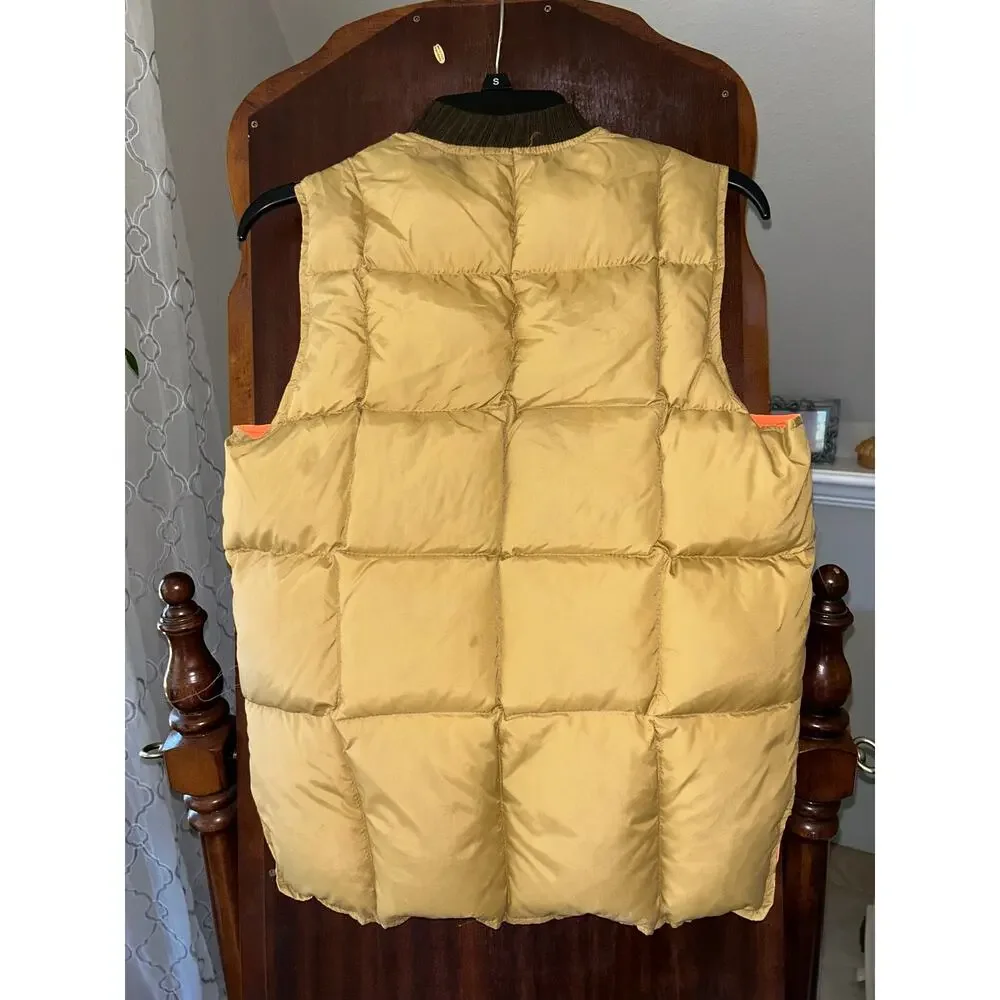 Vintage reversible down filled hunting vest Black Sheep size small